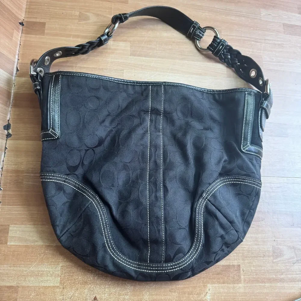 vintage Coach Soho Signature Hobo Bag
